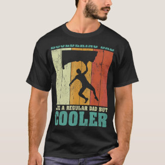 メンズヴィンテージレトロボルダリングパパLike A Regular D Tシャツ