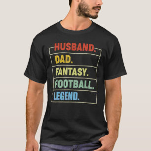 メンズヴィンテージ夫パパファンタジーサッカーレジェンドF Tシャツ