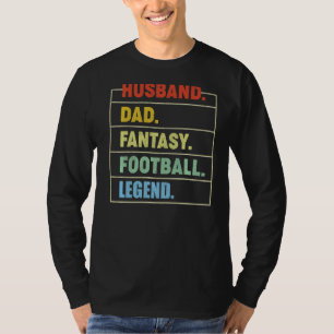 メンズヴィンテージ夫パパファンタジーサッカーレジェンドF Tシャツ