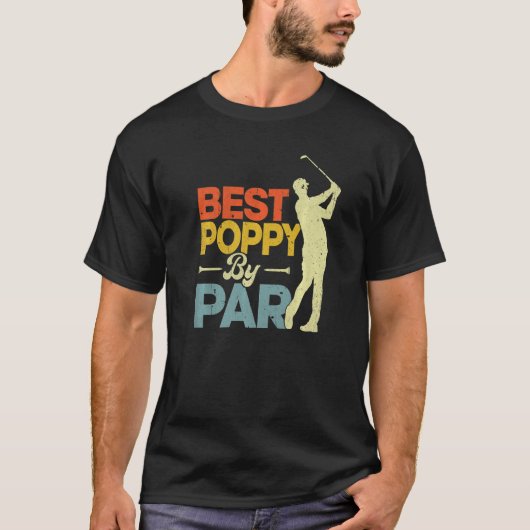 メンズヴィンテージ最高のスタイルポピーBy Par Golf Faters Tシャツ (正面)