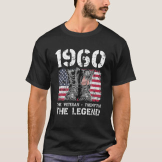 メンズヴィンテージ1960男の神話の伝説61番目の誕生日ダ Tシャツ