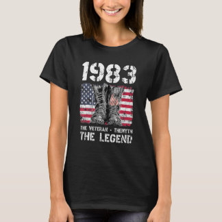 メンズヴィンテージ1983男の神話レジェンド38誕生日ダ Tシャツ
