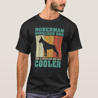 メンズヴィンテージ（犬）ドーベルマン・ピンシェルパパのようなレギュラー Tシャツ