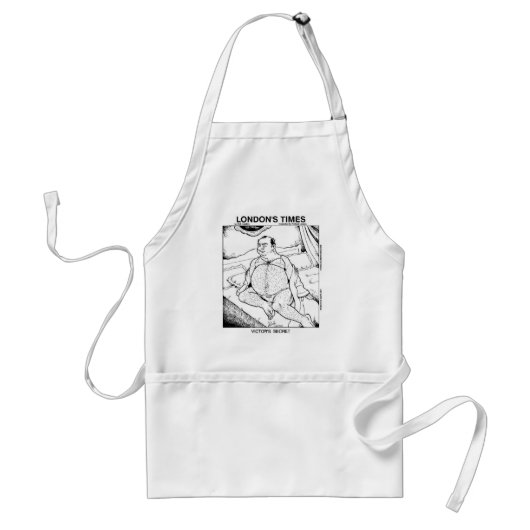 メンズ下着の面白いギフトTシャツ＆コレクション スタンダードエプロン (正面)