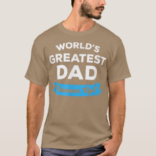 メンズ世界最大のパパランナおもしろいップファザー Tシャツ