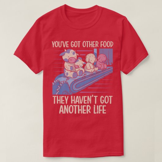 メンズ他の食得品ビーガン野菜ダイエット Tシャツ (デザイン正面)