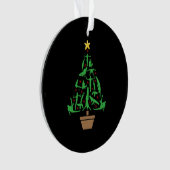 メンズ体操クリスマスツリー オーナメント (正面)