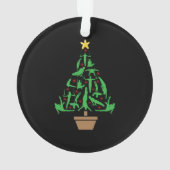 メンズ体操クリスマスツリー オーナメント (裏面)