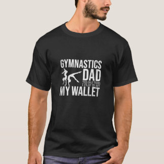 メンズ体操パパ私の財布父の日Daから Tシャツ