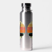 メンズ体操男子ギムナストパーソナライズされたサンセット ウォーターボトル (左面)