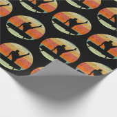 メンズ体操男子サンセット ラッピングペーパー (角)
