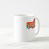 メンズ個人名マッテオレトロヴィンテージ名 コーヒーマグカップ (正面右)