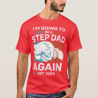 メンズ再びStepDad妊娠ベビーAnnoに昇進 Tシャツ