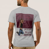 メンズ利得Krew T Tシャツ (裏面)