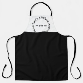 メンズ名前をカスタムする料理及びベーキング エプロン