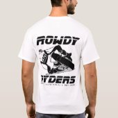 メンズ基本的な粗暴なティー Tシャツ (裏面)