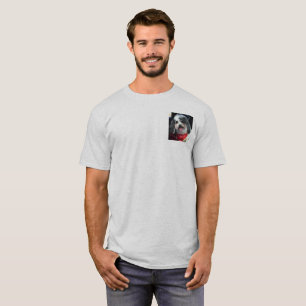 メンズ基本的なTシャツ、犬K Ceeの微笑 Tシャツ