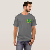 メンズ基本的なT (ダークグレー) Tシャツ (正面フル)