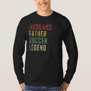 メンズ夫の父サッカー伝説サッカースポーツ脂肪 Tシャツ