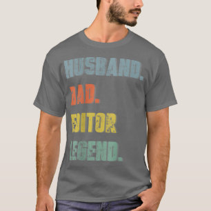 メンズ夫パパエディタ凡例ヴィンテージ父のDa Tシャツ