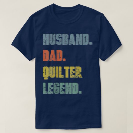 メンズ夫パパキルターレジェンド父のヴィンテージD Tシャツ (デザイン正面)