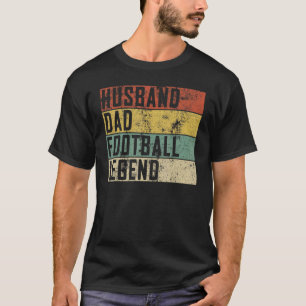 メンズ夫パパサッカーレジェンドサッカースポーツF Tシャツ