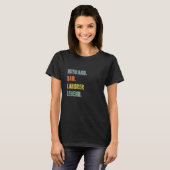 メンズ夫パパ労働者レジェンド父のヴィンテージD Tシャツ (正面フル)