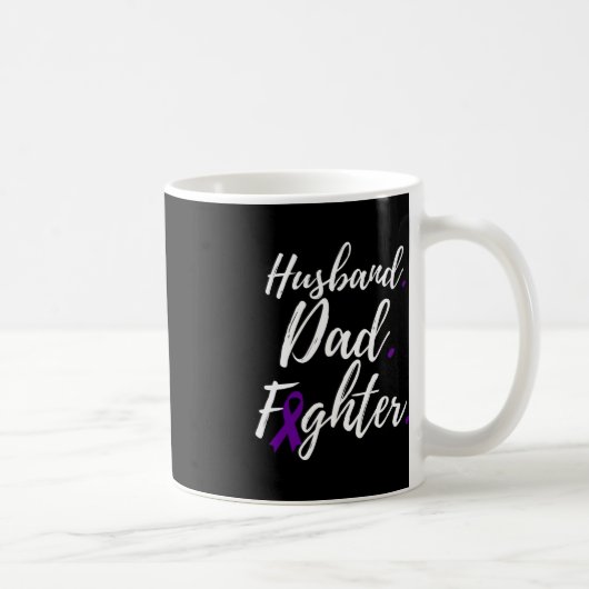 メンズ夫パパ戦闘膵臓がんアワレネ コーヒーマグカップ (右)