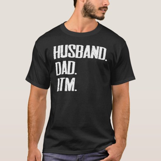 メンズ夫パパ父Atm皮肉父のダ Tシャツ (正面)
