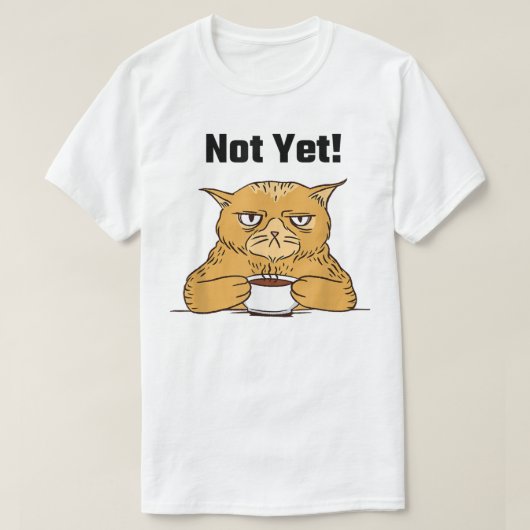 メンズ女子おもしろいモーニングコーヒーTシャツTシャツ Tシャツ (デザイン正面)