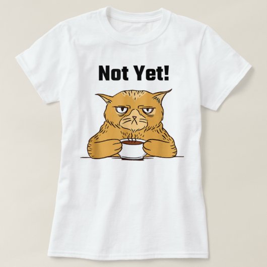 メンズ女子おもしろいモーニングコーヒーTシャツTシャツ Tシャツ (デザイン正面)