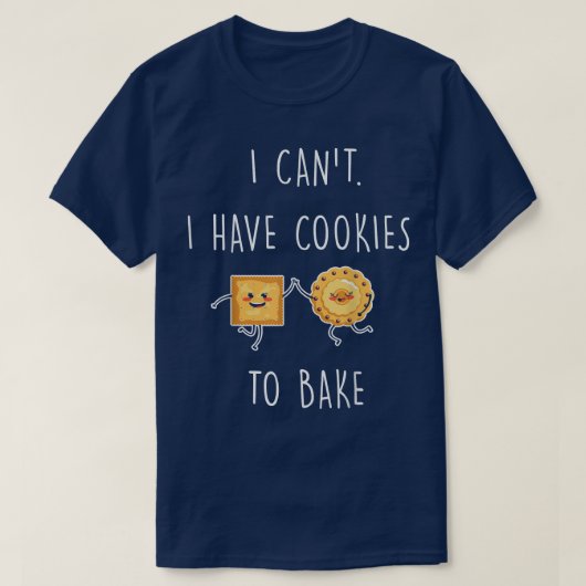メンズ女性ベーキングベーカー趣味ケーキcupc tシャツ (デザイン正面)