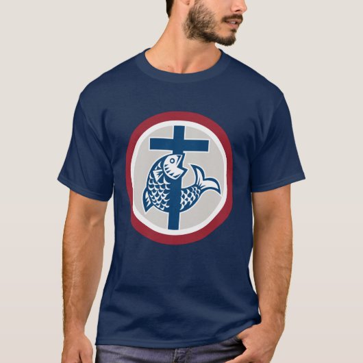 メンズ宗教Tシャツ Tシャツ (正面)