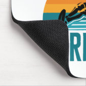 メンズ実在スキはだしで水スキースキースキースキースキーヤー マウスパッド (コーナー)