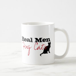 メンズ実在ハグ猫子猫ラヴおもしろい コーヒーマグカップ