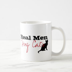 メンズ実在ハグ猫子猫ラヴおもしろい コーヒーマグカップ