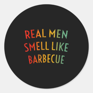 メンズ実在メンズはバーベキューのような匂いおもしろい- Bbq Gril ラウンドシール