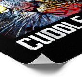 メンズ実在メンズカおもしろいドル猫I猫パパプレゼント4 ポスター (角)