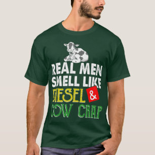 メンズ実在男はディーゼル牛の糞のような臭い – Tシャツ