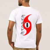 メンズ嵐の進化のTシャツ Tシャツ (裏面)