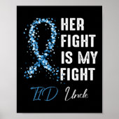 メンズ彼女の戦いは私の戦いT1d叔父タイプ1ディアブレ ポスター (正面)