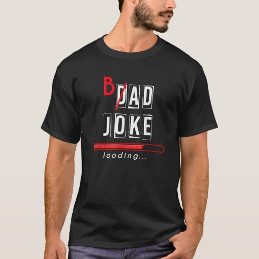 メンズ悪い冗談がCringey Daおもしろいを読み込んユーモアのあるでいる Tシャツ (正面)