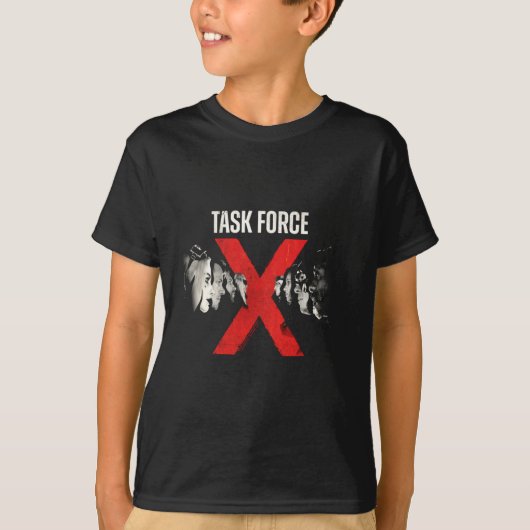メンズ悪役チーム タスクフォースX パフォーマンス Tシャツ (正面)