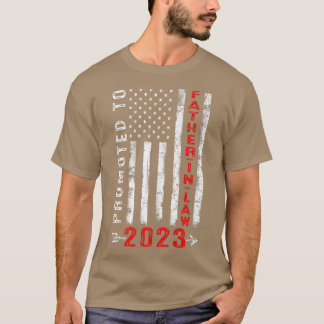 メンズ愛国者はFatherInLaw 2023 USA Amに昇進 Tシャツ