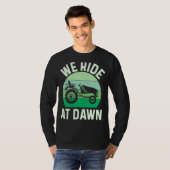 メンズ我々ドーンローンモーワーローンモーイングパパヤールで乗る Tシャツ (正面フル)