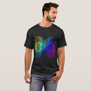 メンズ抽象芸術インフィニティシャツ Tシャツ