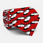 メンズ振動ダンスの靴のクールなダンサーのネクタイの赤 ネクタイ (ロール)