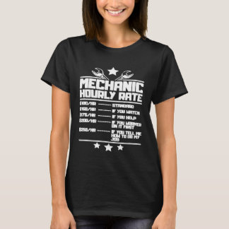 メンズ整備士時給整備士衣装ガレージ Tシャツ