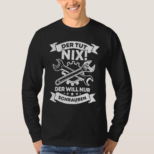 メンズ整備士車メカトロニクス工房 Tシャツ (正面)