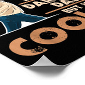 メンズ斧スロー引用文用の斧スローパパ ポスター (角)